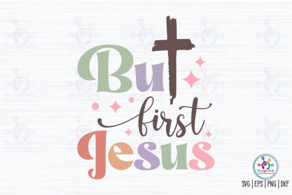 But First Jesus Retro SVG for Crafts