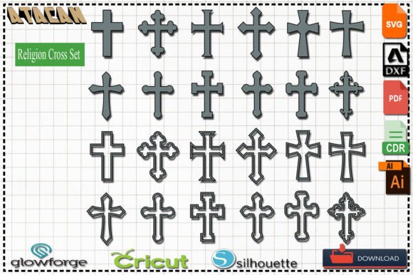 Christian Cross Bundle for Crafts