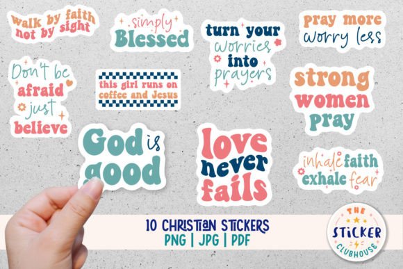 Christian Stickers for Bible Journaling: A Print Templates Review