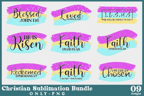 Christian Sublimation Bible Faith Jesus Crafts