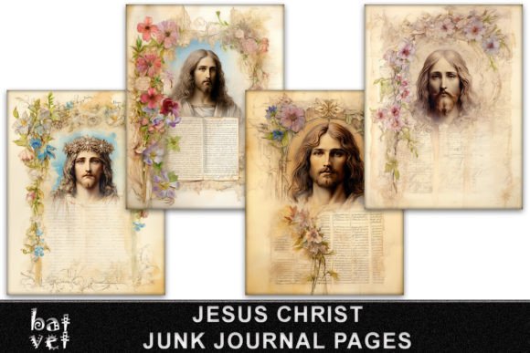 Jesus Christ Junk Journal Pages Design Crafts