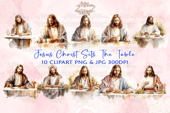 Jesus Christ Sits the Table Crafts