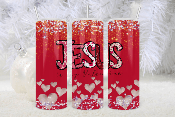 Jesus is My Valentine Red Glitter Print Templates Review