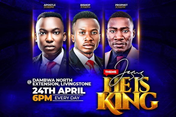 Jesus is the King Church Flyer Template