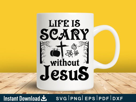 Life is Scary Without Jesus Halloween Crafts