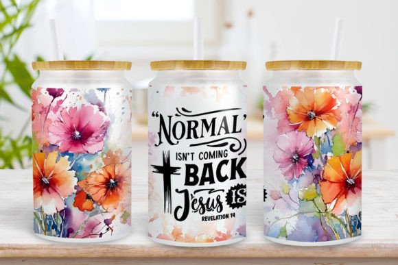 Normal Isn’t Coming Back Jesus 16oz PNG Print Templates