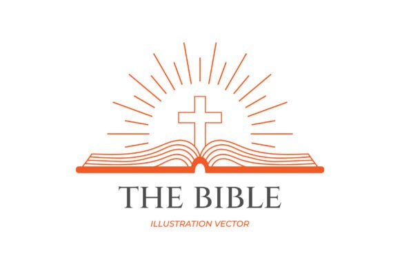 Sunrise Jesus Christian Cross with Bible Logos
